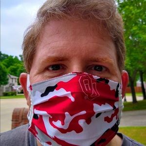 Face mask, OU, 2 layers, 100% cotton